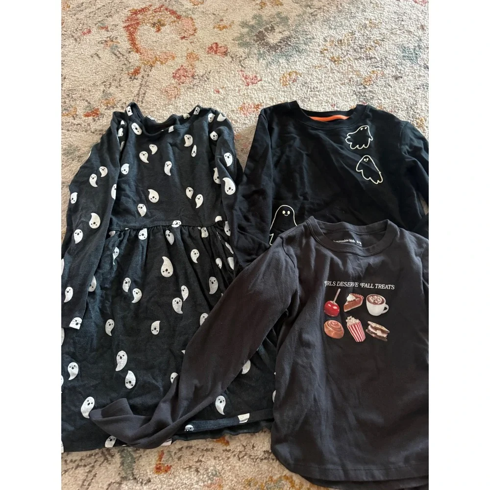 Kids Halloween Fall Bundle 5pc Cat & Jack Abercrombie Childrens Place M